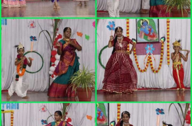 Celebration of Krishna Janmashtami by Montessori section 