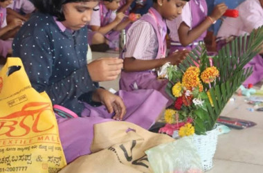 Flower pot decoration SSJCBSE -Nanadi 2025