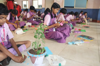 Flower pot decoration SSJCBSE -Nanadi 2025