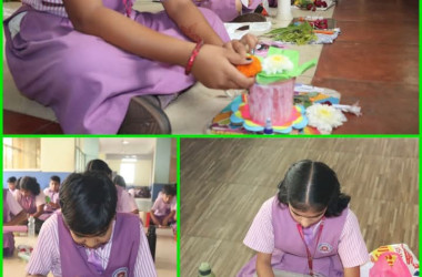 Flower pot decoration SSJCBSE -Nanadi 2025